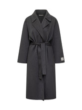 Cappotto Grigio in Lana con Cintura Calvin Klein - Calvin Klein | $store$