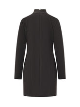 Abito Calvin Klein a Maniche Lunghe con Collo Alto Nero - Calvin Klein | $store$