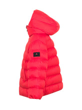 Peuterey Kids Red Hooded Down Jacket - COLLEZIONE TEAM EC | $store$