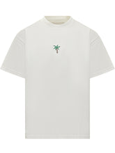 Alberto Bresci T-shirt with Palm Embroidery - Alberto Bresci x Beefbar | $store$
