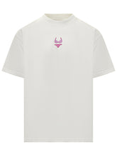 Alberto Bresci White T-shirt with Bikini Embroidery - Alberto Bresci x Beefbar | $store$