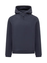 Felpa Blu con Cappuccio K-Way - Fall/Winter 25 | $store$