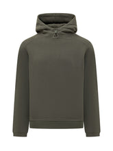 Felpa Verde con Cappuccio K-Way - Fall/Winter 25 | $store$