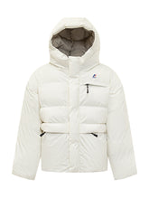 K-Way Kids White Hooded Down Jacket - EXTRA EXCLUSIVE KIDS | $store$