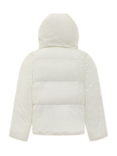 K-Way Kids White Hooded Down Jacket - EXTRA EXCLUSIVE KIDS | $store$