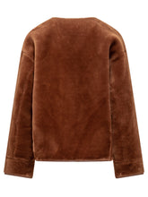 Urbancode Brown Faux Shearling Jacket - Fall/Winter 25 | $store$