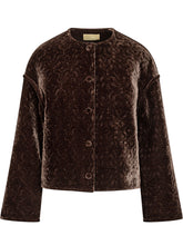 Monom\u00EC Brown Velvet Jacket - COLLEZIONE TEAM EC | $store$