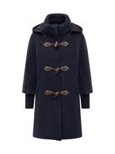 Cinzia Rocca Coat with Toggles and Knit Collar - Cinzia Rocca | $store$