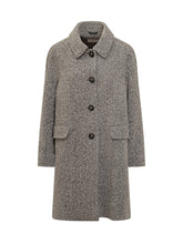 Cinzia Rocca Houndstooth Wool Coat - Cinzia Rocca | $store$