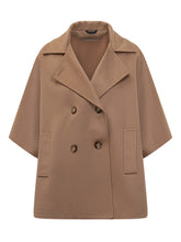 Cinzia Rocca Camel Short Cashmere Coat - Cinzia Rocca Loro Piana | $store$