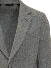 Grey Wool Jacket with Chevron Pattern Tom Ford - EXTRA EXCLUSIVE MAN | $store$