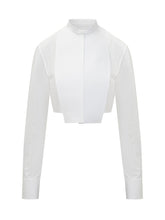 Camicia Cropped Bianca Tom Ford - Donna | $store$