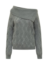 Maglione Grigio a Spalla Scoperta Semicouture - Donna | $store$