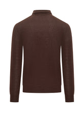 Polo Ballantyne Marrone in Lana a Maniche Lunghe - Ballantyne | $store$