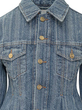 Ganni Pleated Denim Jacket - EXTRA EXCLUSIVE WOMAN | $store$