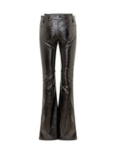 Pinko Rocio Flared Patent-Effect Pants - EXTRA EXCLUSIVE WOMAN | $store$
