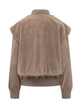 Bomber in Misto Lana con Inserti in Raso Boss - Boss | $store$