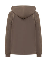 Felpa con Cappuccio e Pelliccia Taupe Boss - Boss | $store$