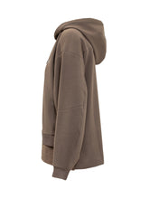 Felpa con Cappuccio e Pelliccia Taupe Boss - Boss | $store$