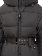 Moncler Grenoble Black Down Jacket with Belt - EXTRA EXCLUSIVE WOMAN | $store$