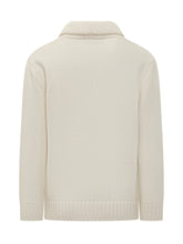 Cardigan con Treccia Panna Albarena - Albarena | $store$