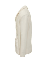 Cardigan con Treccia Panna Albarena - Albarena | $store$