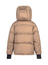 Moncler Kids Beige Kasanka Jacket with Hood - EXTRA EXCLUSIVE KIDS | $store$