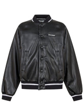 Palm Angels Faux Leather Bomber Jacket - EXTRA EXCLUSIVE KIDS | $store$