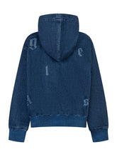 Palm Angels Kids Denim Hoodie with Logo - EXTRA EXCLUSIVE KIDS | $store$