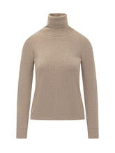 Max Mara Studio Dolcevita in Lana Beige - Donna | $store$