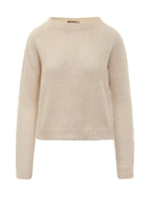 Max Mara Studio Maglione in Mohair Avorio - Donna | $store$
