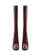 Bordeaux Patent Leather Boots Twenty Four Haitch - EXTRA EXCLUSIVE WOMAN | $store$