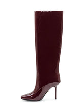 Bordeaux Patent Leather Boots Twenty Four Haitch - EXTRA EXCLUSIVE WOMAN | $store$