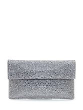 Silver Rhinestone Clutch Twenty Four Haitch - Fall/Winter 25 | $store$