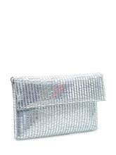 Silver Metal Mesh Clutch Twenty Four Haitch - Fall/Winter 25 | $store$