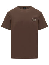 A.P.C. Brown T-Shirt with Embroidered Logo - Apc | $store$