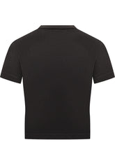 Dsquared2 T-Shirt Nera Icon Crop - COLLEZIONE TEAM EC | $store$