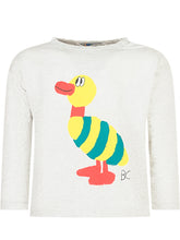 Bobo Choses White T-Shirt with Duck Print - Bobo Choses | $store$