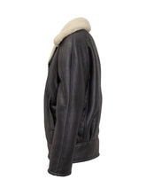 Giocasta Giacca in Pelle con Shearling Nero - Donna | $store$