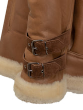 Giocasta Giacca in Pelle con Shearling - Donna | $store$