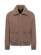 Dfour Suede Shearling Jacket with Flap Pockets - EXTRA EXCLUSIVE MAN | $store$