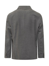 Boss Double-Breasted Jacket in Grey Fabric - Boss | $store$
