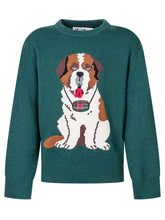 Green Dog Sweater MC2 Saint Barth Kids - EXTRA EXCLUSIVE KIDS | $store$