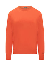Saint Barth Orange Crewneck Sweater - EXTRA EXCLUSIVE MAN | $store$