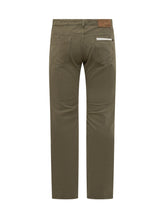 Incotex Military Green Cotton Jeans - EXTRA EXCLUSIVE MAN | $store$