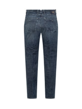 Blue Pleated Jeans Incotex - EXTRA EXCLUSIVE MAN | $store$
