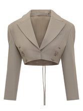 Marella Co-Design Giacca Cropped con Lacci e Ganci - COLLEZIONE TEAM EC | $store$