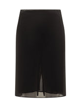 Marella Co-Design Gonna Nera Midi in Voile - COLLEZIONE TEAM EC | $store$