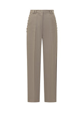 Marella Co-Design Pantaloni Taupe con Dettagli Laterali - COLLEZIONE TEAM EC | $store$