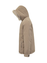Yves Salomon Beige Parka with Fur Hood - COLLEZIONE TEAM EC | $store$
